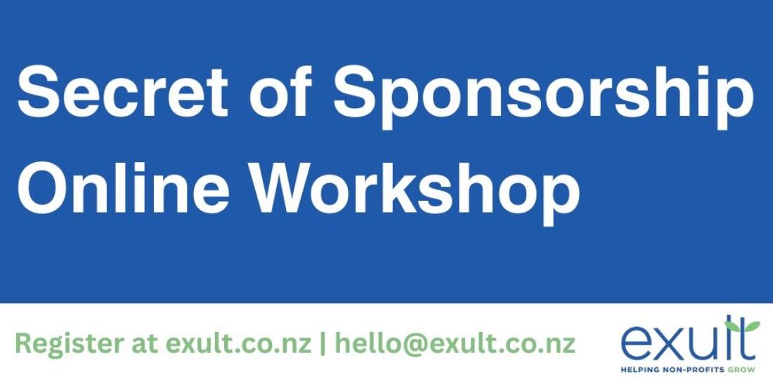 Secret of Sponsorship Online Workshop Huddl