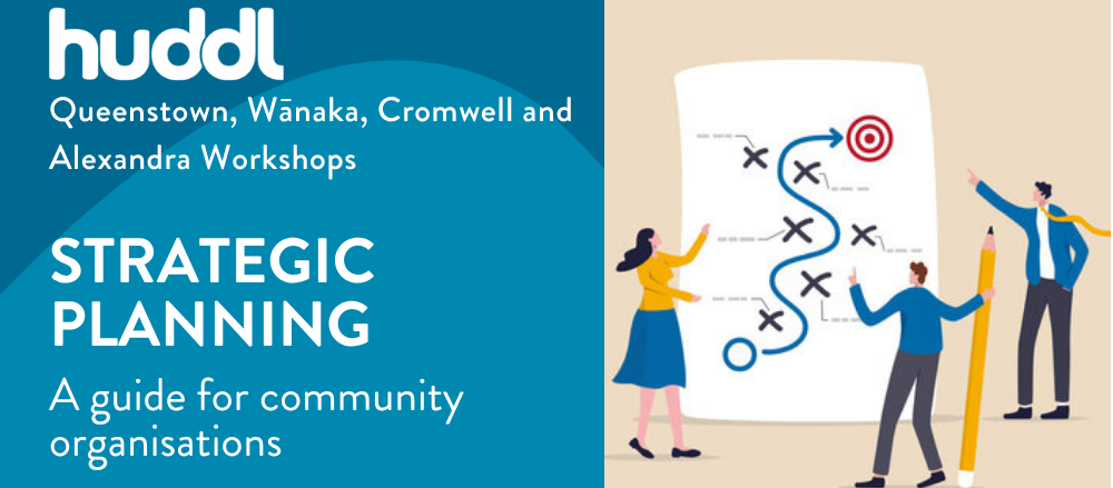 Strategic Planning with huddl logo 1000 x 500 px